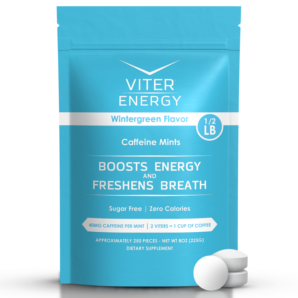 Viter Energy Original Caffeine Mints - 1/2 LB Bulk Bags