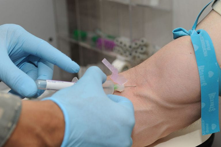 Can you drink coffee before a blood test?