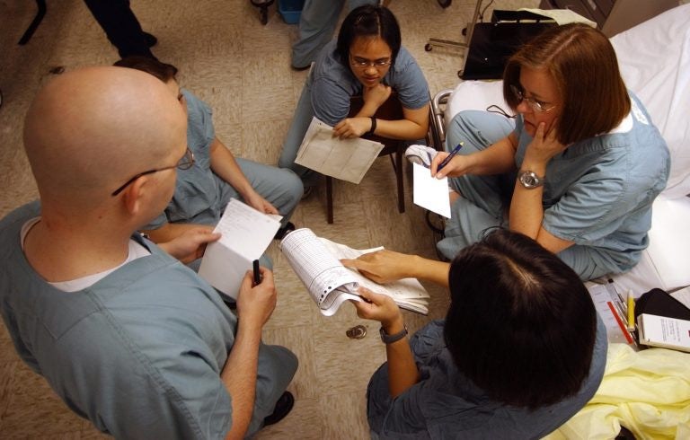 How do doctors and nurses stay awake on the night shift?