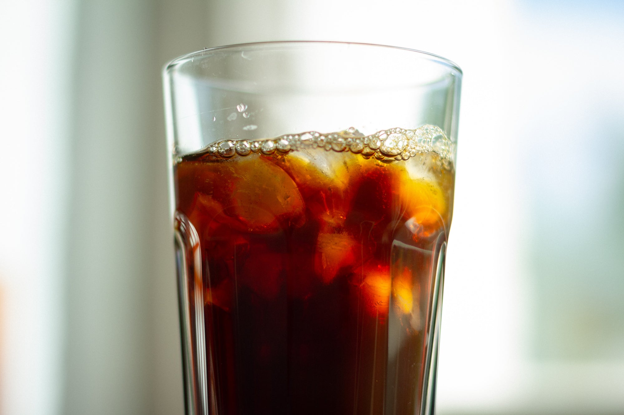 Caffeinein soda