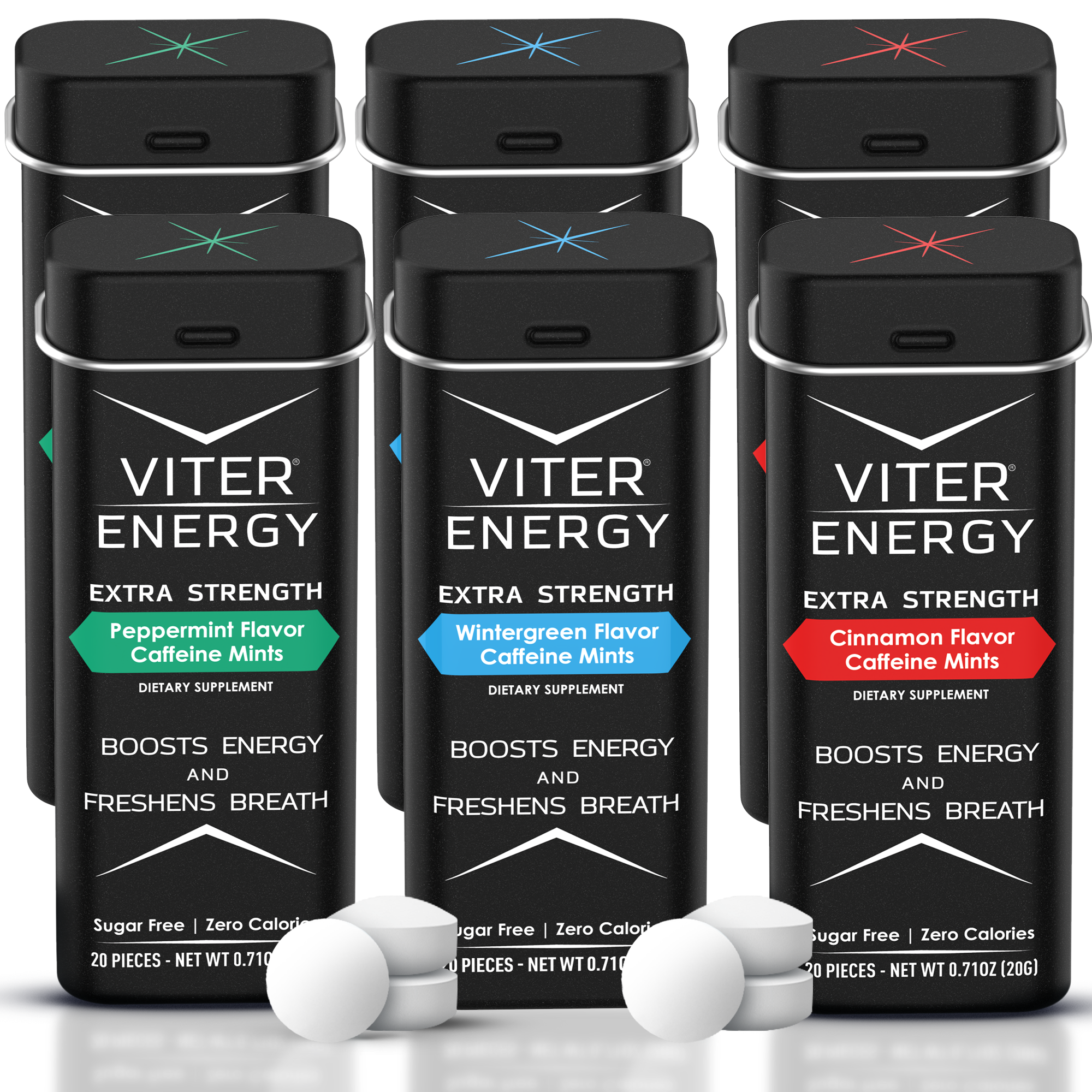 Viter Energy Extra Strength Mints