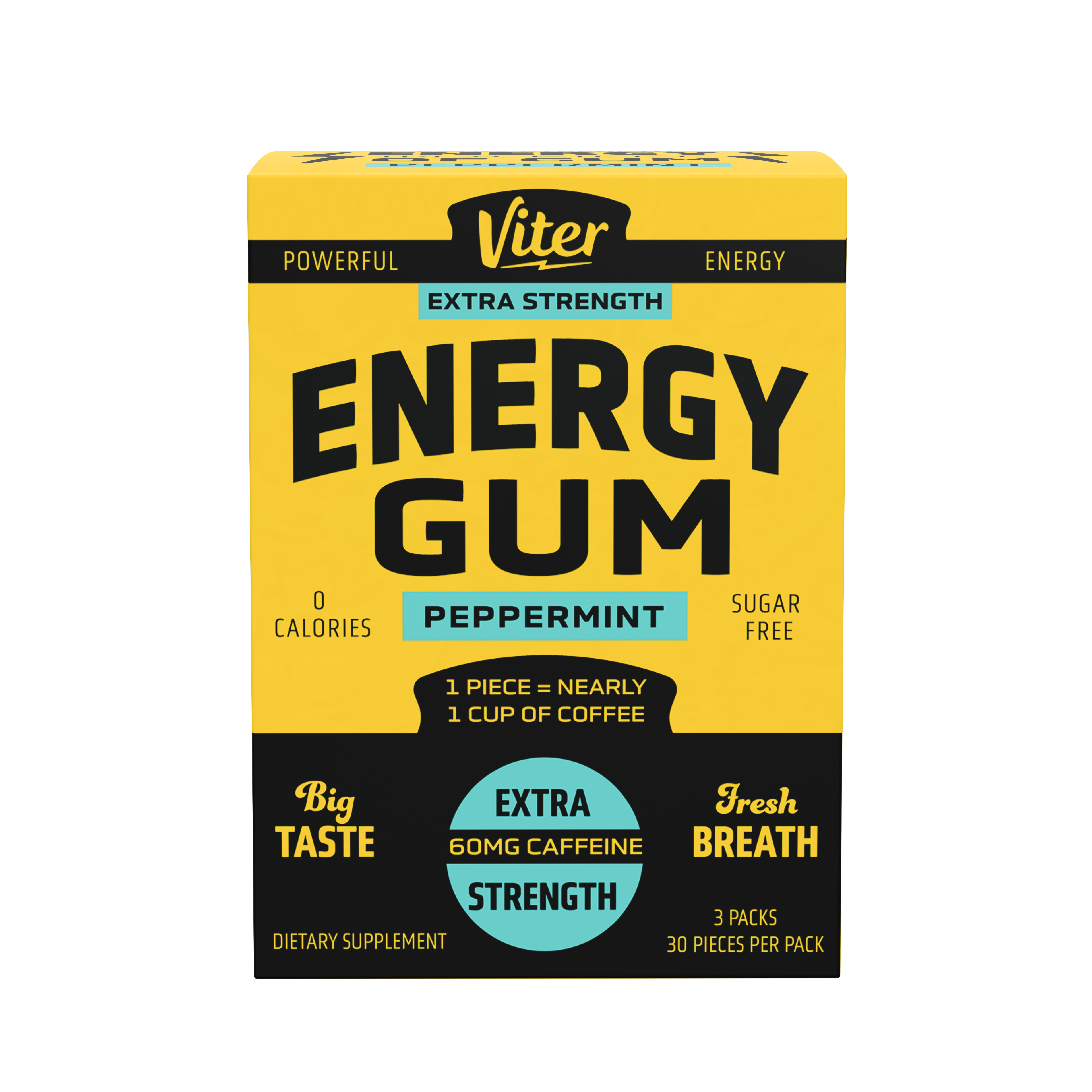 Peppermint Energy Gum – 90ct