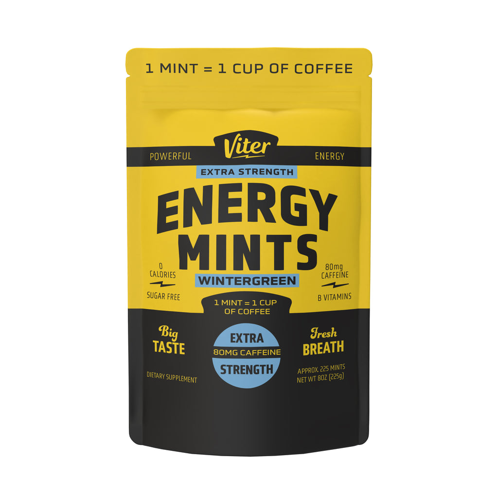 Viter Energy Extra Strength Caffeine Mints - 1/2 LB Bulk Bags