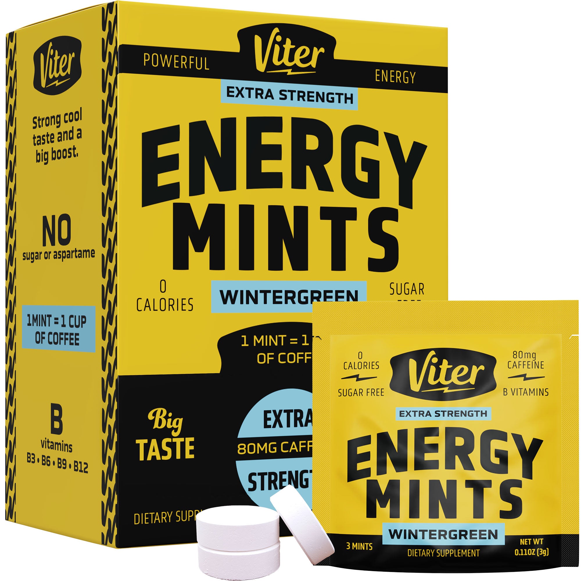 Viter Energy Extra Strength Mints Main image