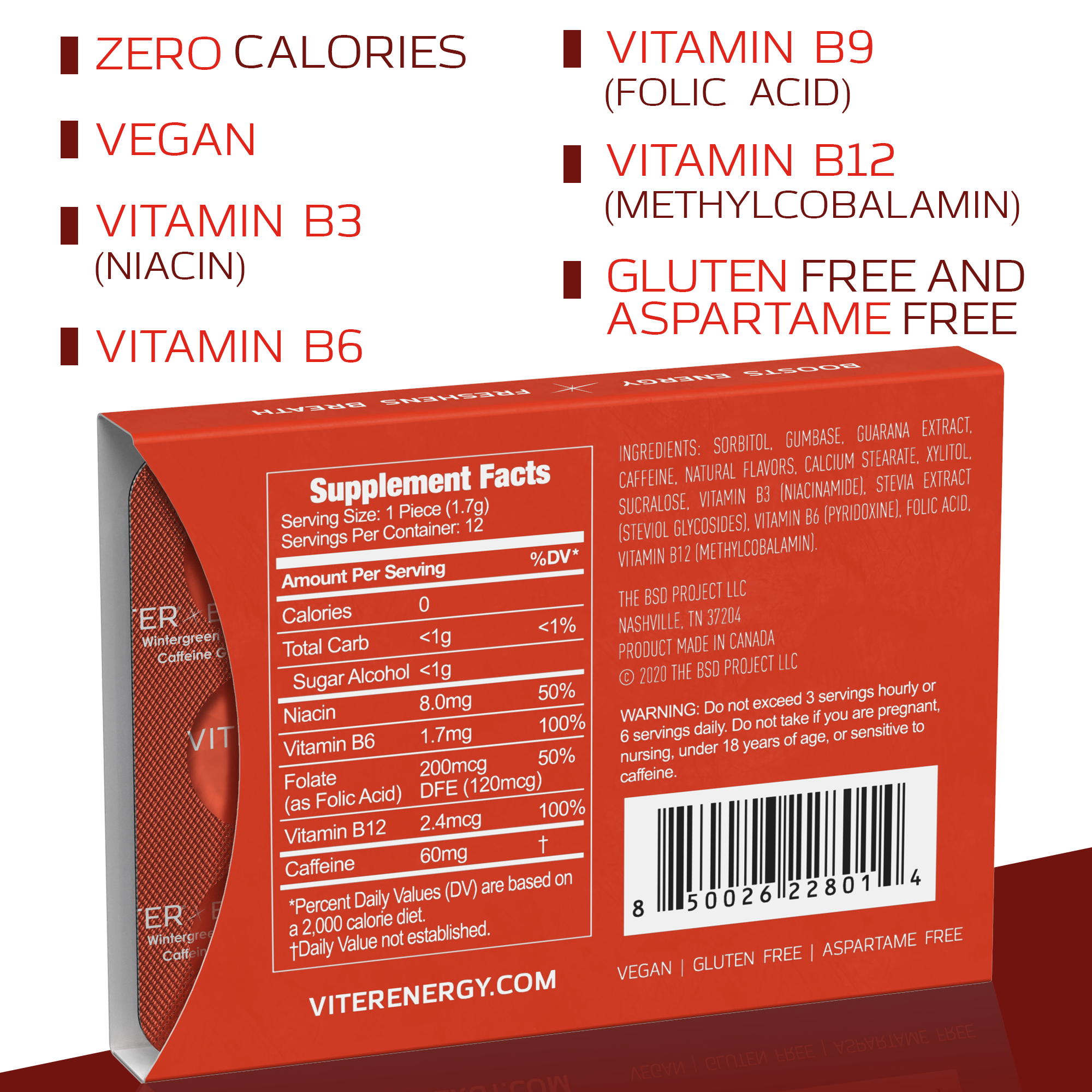 Viter Energy Caffeine Gum