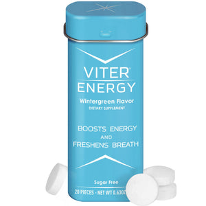  Viter Energy Caffeine Mints - Wintergreen - front