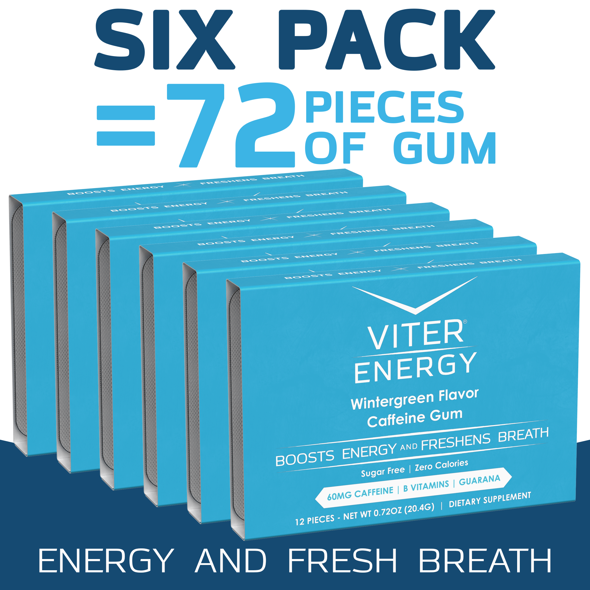 Viter Energy Caffeine Gum (Monthly Subscription)