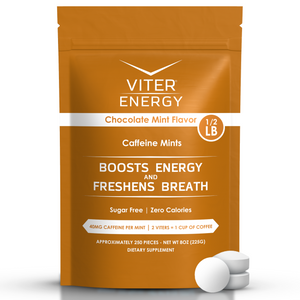 Viter Energy Caffeine Mints - 1/2 LB Bulk Bags