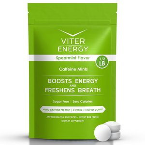 Viter Energy Caffeine Mints - 1/2 LB Bulk Bags