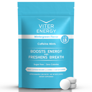 Viter Energy Caffeine Mints - 1/2 LB Bulk Bags