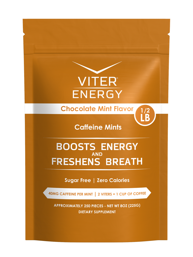 Viter Energy Caffeine Mints - 1/2 LB Bulk Bags