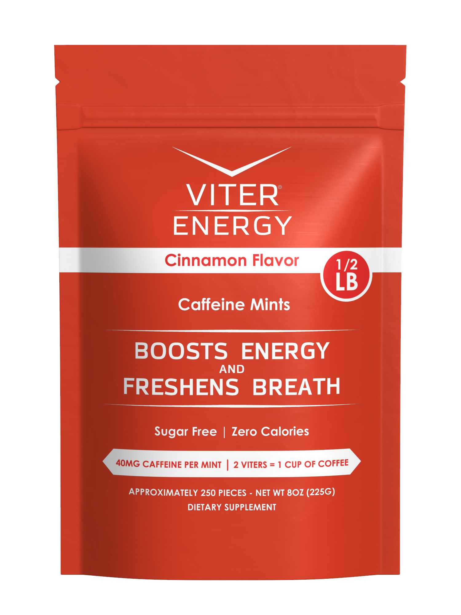 Viter Energy Original Caffeine Mints - 1/2 LB Bulk Bags (Monthly Subscription)