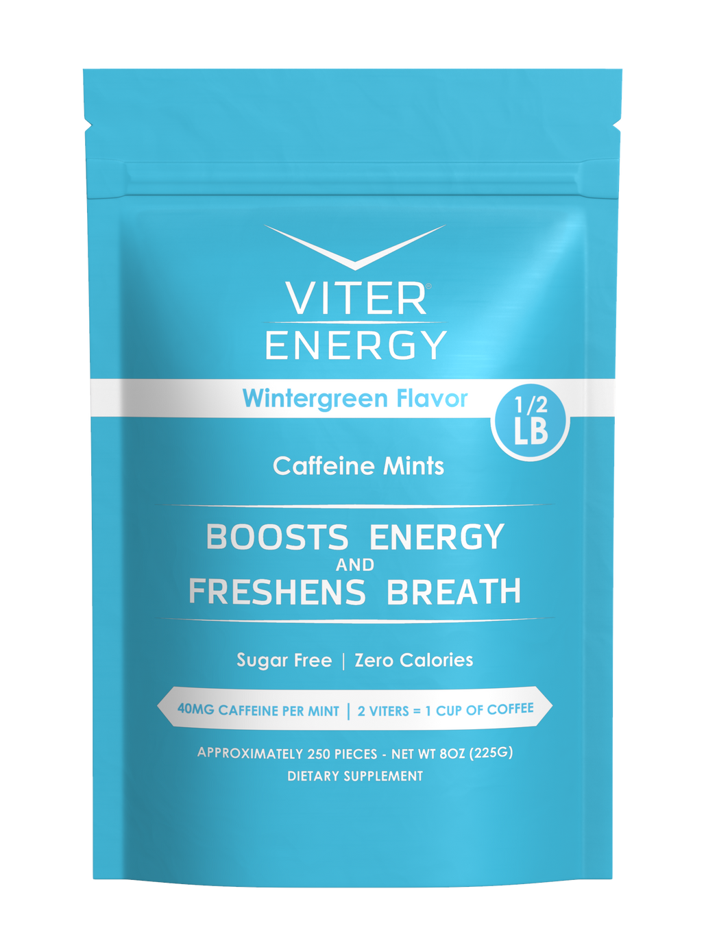 Viter Energy Original Caffeine Mints - 1/2 LB Bulk Bags (Monthly Subscription)